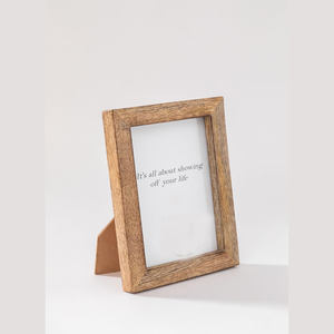 Wood <b>Photo</b> <b>Frame</b> Solid Mango Wood Handmade Rustic Modern Tabletop Home Decor Wedding Display Premium Quality Gift <b>Photo</b> <b>Frame</b> - Product Image 1