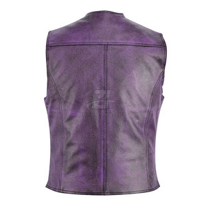Chaleco de Cuero para Hombre, Prenda Exterior sin Mangas, Elegante, Diseñado para Uso Casual, Estilo Moderno, Cómodo - Product Image 2
