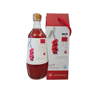 MKM Wild Fresh Omija Syrup Liquid 700ml High Quality Health Food Grade Hot Selling Vitamin C 5-htp All Ages Plant <b>Extract</b> - Product Image 1