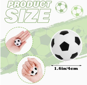 Pelota Antiestrés de PU con Forma de Balón de Fútbol, 50mm, Herramienta Portátil de Relajación Muscular para Entrenamiento de Fuerza de Manos, Diseño Escolar - Product Image 3