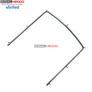 Marco de Goma para Dique de Goma Pequeño 4x4 Pulgadas, Soporte para Láminas, Instrumento Dental de Ortodoncia, Acero Inoxidable Alemán, Reutilizable, Autoclavable, Manual - Product Image 5