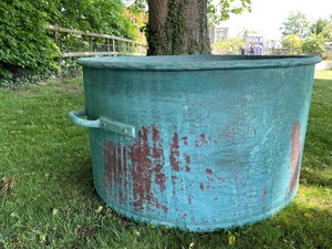 Top Selling Rustic copper bathtub patina Freestanding antique copper <b>tub</b> Outdoor round copper Planters Pots At Cheap Price - Product Image 5