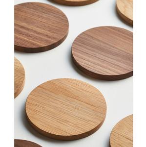 Wooden Cup Coaster Set Handmade Natural Wood <b>Table</b> <b>Protector</b> Pads - Product Image 6