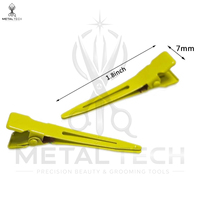 Pinces de sectionnement professionnelles multicolores pour cheveux, pinces antidérapantes, accessoires de coiffure pour salon, outils durables