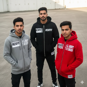 Vêtements pour hommes, broderies personnalisées, tissu French Terry 100% coton, coupe ample, streetwear, best-seller, faible MOQ, sweats à capuche zippés - Product Image 1