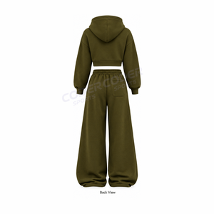 Conjunto Deportivo Rosa para Mujer, Talla Grande, Sudadera de Manga Larga con Cierre y Pantalones Deportivos, 2 Piezas, Chaqueta y Pantalones para Invierno - Product Image 6