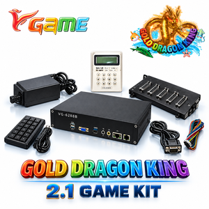 ชุดเกมอาร์เคด VGAME โกลด์ ดราก้อน คิง 2.1 สำหรับเล่นหลายคน พร้อมแผงเกมและซอฟต์แวร์สำหรับตู้เกม - Product Image 1