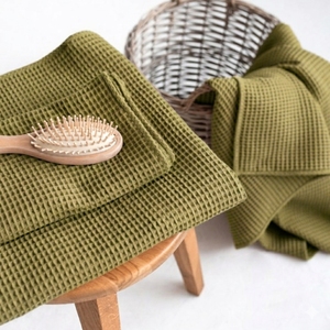 Wildrose Essence Waffle Weave 100% Cotton Eco-Friendly Disposable Bath Towel Soft Absorbent Quick Dry Compressed Machine - Product Image 3