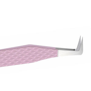 Pince à épiler professionnelle en acier inoxydable pour extensions de cils 3D et pinces à fibres pour greffe de cils - Product Image 3