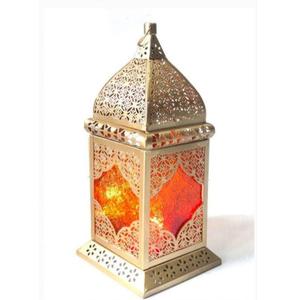 Farol de Metal de Diseño Exquisito para Decoración de Mesa de Boda, Centro de Mesa Navideño y Portavelas - Product Image 2