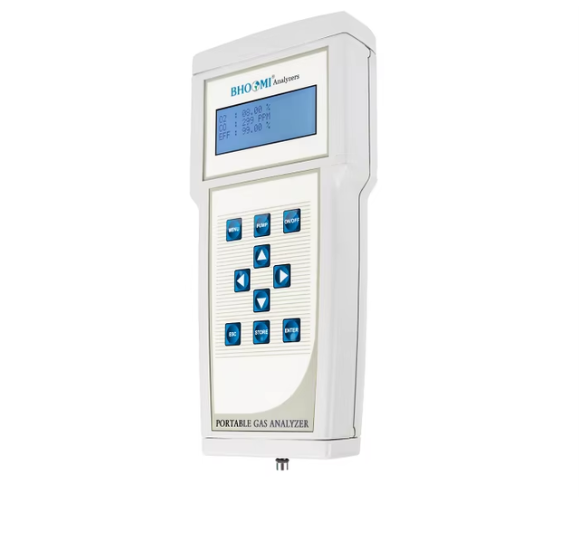 BI 120 Portable Flue Gas Analyzer O2 CO SO2 NO for Boiler Combustion Furnace and Environmental Gas Analysis
