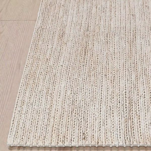 Alfombra Moderna Abstracta de Lana Hecha a Mano, Tejido Texturizado, Ecológica, de Pelo Corto para Sala de Estar y Dormitorio - Product Image 2