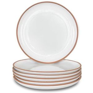Vintage Enamelware Charger <b>Plate</b> Round Metal Service Tray | Durable Wedding Event Tableware & <b>Decorative</b> Dinnerware Underplate - Product Image 6