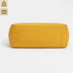 Sac fourre-tout de plage en toile de coton 300 GSM avec logo personnalisé imprimé, 42x38x14 cm, base bicolore teinte, vente en gros, fournisseur OEM ODM, marque privée - Product Image 4