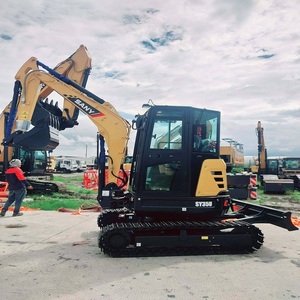 Mini-excavatrice Sany efficace pour les projets d'aménagement paysager et les chantiers étroits, avec une puissance de creusement élevée à prix avantageux - Product Image 3
