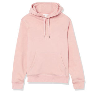 เสื้อฮู้ดผู้ชายสีชมพูอ่อน พรีเมียม แขนยาว มีฮู้ด ผ้าฟลีซ กระเป๋าจิงโจ้ สวมใส่สบายๆ สไตล์สตรีทแวร์ - Product Image 6