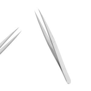 Jewellery Tweezers Straight Heavy Duty Eyebrow Tweezer Hair Beauty Slanted Stainless Steel Tweezer <b>Tool</b> Manufacturer Pakistan - Product Image 1