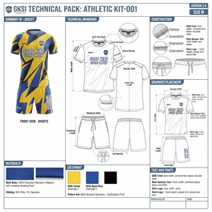Ensemble de maillots et shorts de football personnalisés pour hommes, uniforme de football par sublimation, vêtements de sport, kit d'équipe, fabricant OEM, Good King Sport Impex Pro - Product Image 6