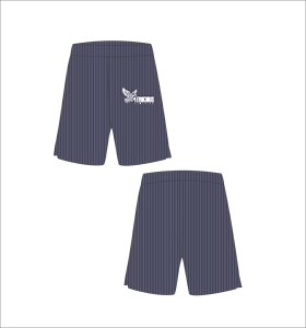 Pantalones cortos de baloncesto personalizados en blanco y gris, ropa deportiva de malla atlética - Product Image 1