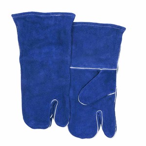 Gants en cuir de vachette pleine fleur, résistants à l'abrasion, pour la sécurité industrielle, la protection personnelle, la lutte contre les incendies, la construction et le barbecue - Product Image 2