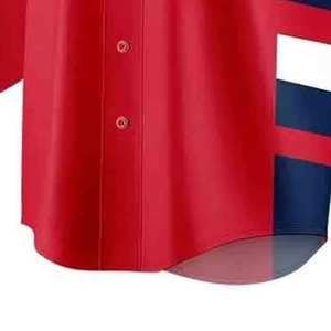 เสื้อเบสบอลแบบซับลิเมชั่นเต็มตัวสำหรับเด็ก ระบายอากาศได้ดี เสื้อเบสบอลแบบสั่งทำพิเศษสำหรับผู้ชาย - Product Image 4