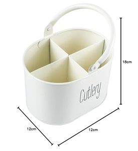 Porte-couverts élégant en métal pour l'organisation de la table de cuisine - Product Image 2