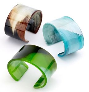 Luxury Epoxy Resin Bangle Stack High Finished Women Daily Wear Party Festive Trendy <b>Boho</b> Environmental Friendly Fashion - Product Image 4