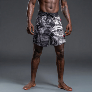 Pantalones Cortos de Kickboxing, Pantalones Cortos de Muay Thai, Pantalones Cortos de MMA Sublimados, Pantalones Cortos de Compresión para Entrenamiento de Lucha y Grappling - Product Image 6