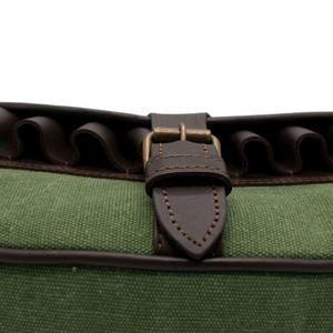 Sac organisateur de cartouches en cuir durable, pochette extérieure haut de gamme avec finition rustique, bandoulière réglable pour le camping et la randonnée - Product Image 5