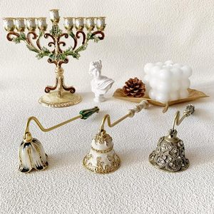 Brass Aroma Burner <b>Candle</b> <b>Warmer</b> Decorative Bell Shape 6.7in Home Decor Non Electric - Product Image 6