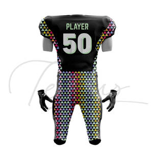 Uniformes de Fútbol Americano Personalizados al por Mayor, Conjuntos de Camiseta y Pantalón, Uniformes de Fútbol Americano Personalizados en Tallas Grandes - Product Image 2