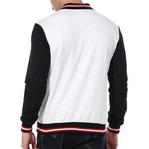 Chaqueta Varsity con Estampado Personalizado, Chaqueta de Béisbol de Manga Larga para Hombre, Chaqueta Varsity Lisa sin Estampado para Hombre - Product Image 3