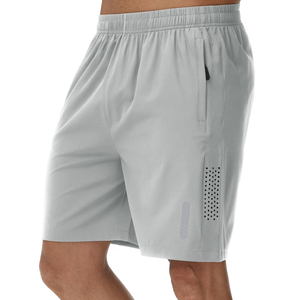 Pantalones Cortos Deportivos para Hombre con Logotipo Personalizado, Cintura Media, Cierre Elástico, Transpirables, Ecológicos, de Lona, Antiarrugas, Resistentes al Viento - Product Image 1