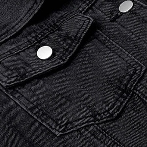 Veste en jean pour homme entièrement stylée, très tendance, respirante, confortable, de haute qualité, facile à laver, sur mesure. - Product Image 3