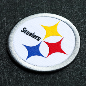 Custom Vintage Shield Style Woven Patches Flower Nonwoven Felt <b>Sequins</b> Decoration Gold Border for <b>Jackets</b> Bags Home Decor - Product Image 2