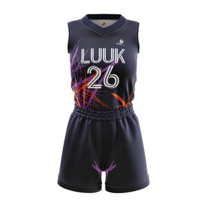Uniforme d'équipe de basketball personnalisé imprimé par sublimation, sans manches, respirant, 100% polyester, unisexe adulte, vêtements d'équipe athlétique - Product Image 4
