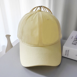 Gorra de Béisbol Rosa de Algodón, 6 Paneles, Ajustable, Unisex, Informal, Color Sólido, Tela Twill, para Primavera/Verano - Product Image 2