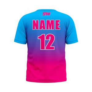 T-shirt de sport personnalisé, vêtements de sport performants, maillot pour hommes, tailles pour femmes et jeunes, t-shirt léger à séchage rapide en polyester 2026 - Product Image 5