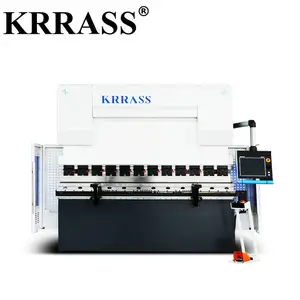 KRRASS Sheet Metal Bending Máquinas CNC Press Brake 135Tons3200 com sistema DELEM Press Brake Factory