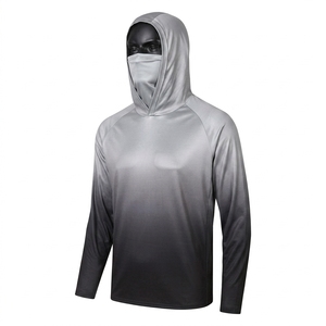 Maillots de pêche personnalisés de haute qualité pour hommes adultes, manches longues, respirants, légers, en polyester/coton, chemise de performance - Product Image 3