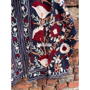 Wholesale Suzani Jacket Handmade Velvet Jacket Floral Embroidery Jacket With Inside Cotton Lining Boho Chic Jacket - Product Image 3