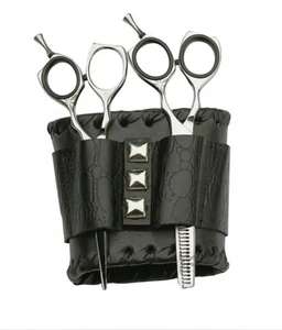 Étui de rangement pour ciseaux de coiffure en acier inoxydable, pochette de barbier, étui pour outils de salon - Product Image 5