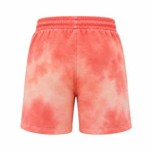 <b>Mens</b> Garment Dyed <b>Fleece</b> Sweat <b>Shorts</b> Elastic Drawstring Waist Side Pockets Casual Lounge Wear Wholesale Custom Apparel Supplier - Product Image 2
