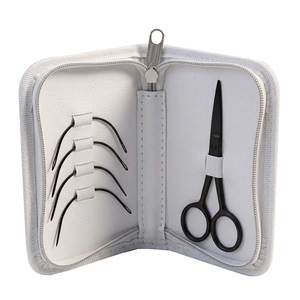 Kit d'installation d'extensions capillaires avec aiguille à boucle et ciseaux, étui de transport inclus, kit portable pour extensions de cheveux - Product Image 2