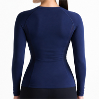Chemises de compression à séchage rapide pour femmes, manches longues, course à pied, fitness, respirantes, anti-UV, anti-bactériennes, écologiques, entraînement athlétique