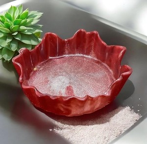 Resin Bowl Durable Premium Quality Handmade Serving Bowl for Home <b>Kitchen</b> Dining Table Modern Aesthetic Use - Product Image 3