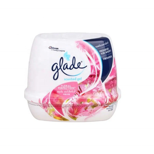 Glade Scented Gel Flower 180g Gel désodorisant avec parfum floral pour la maison, le bureau et la salle de bain - Product Image 1