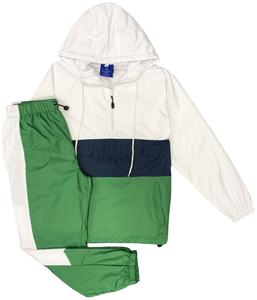 La mejor calidad 2026 OEM Venta al por mayor Logotipo impreso personalizado Jersey Chándales Hombres Nylon Windbreaker Hombres Chándal Set - Product Image 1