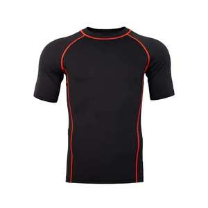 Camiseta de compresión de manga corta para hombre y mujer, de secado rápido, de la mejor calidad, ajustada, para adultos. - Product Image 1