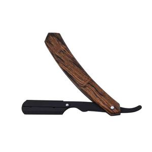 Navaja de Afeitar Clásica de Hoja Recta para Hombre, Profesional, Nueva Llegada, Logotipo Personalizado, Mango de Madera, con Empaque de Life Care. - Product Image 4